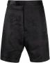 Thom Browne Gestreepte shorts Zwart - Thumbnail 1