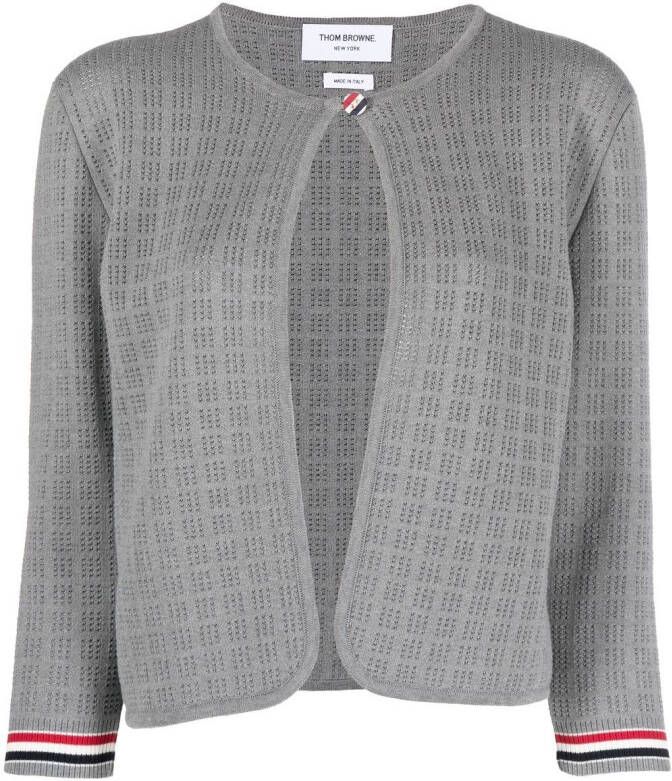 Thom Browne Cropped vest Grijs