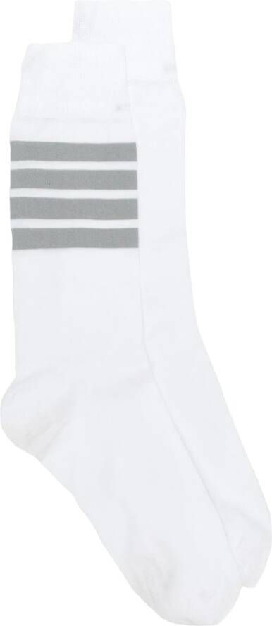 Thom Browne Halflange sokken Wit