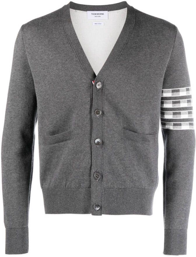Thom Browne Vest met V-hals Grijs