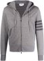 Thom Browne Hoodie met rits Grijs - Thumbnail 1