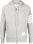 Thom Browne Hoodie met rits Grijs - Thumbnail 1