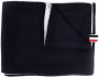 Thom Browne Intarsia sjaal Blauw - Thumbnail 1