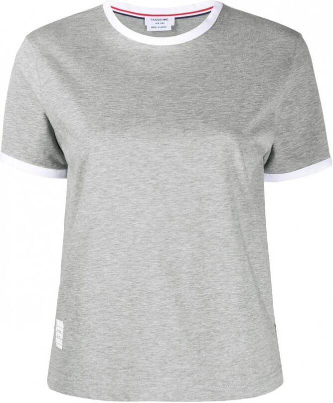 Thom Browne Jersey T-shirt Grijs
