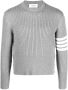 Thom Browne Kabelgebreide trui Grijs - Thumbnail 1