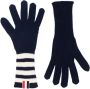 Thom Browne Kasjmier handschoenen Blauw - Thumbnail 1