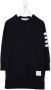 Thom Browne Kids Gestreepte jurk Blauw - Thumbnail 1