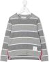 Thom Browne Kids Gestreepte trui Grijs - Thumbnail 1