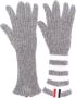 Thom Browne Kids Kasjmier handschoenen Grijs - Thumbnail 1