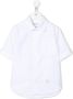 Thom Browne Kids Shirt met korte mouwen Wit - Thumbnail 1