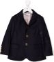 Thom Browne Kids Sportjack met vier strepen Blauw - Thumbnail 1