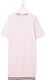 Thom Browne Kids T-shirtjurk met gestreept detail Roze - Thumbnail 1