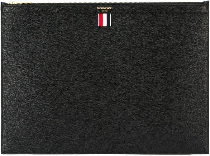 Thom Browne Laptophoes met rits Zwart
