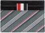 Thom Browne Leren pasjeshouder Grijs - Thumbnail 1