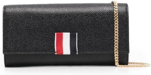 Thom Browne Leren schoudertas Zwart