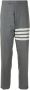 Thom Browne Low waist broek heren wol 0 035 MED GREY - Thumbnail 1