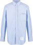 Thom Browne Overhemd met borstzak Blauw - Thumbnail 1