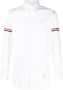 Thom Browne Overhemd met gestreept detail Wit - Thumbnail 1