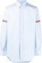 Thom Browne Overhemd met korte mouwen Blauw - Thumbnail 1