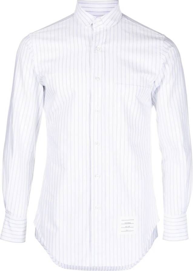 Thom Browne Overhemd met krijtstreep Wit