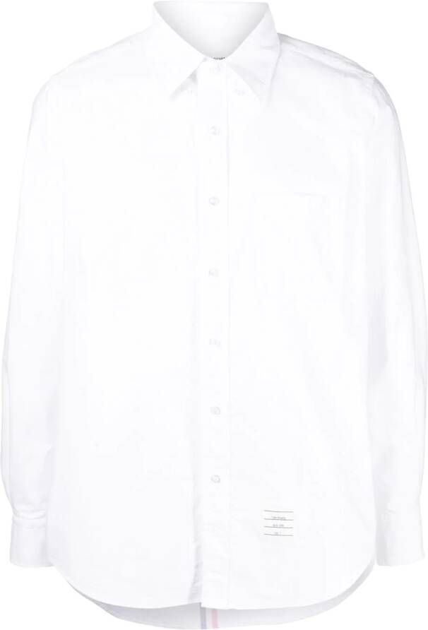 Thom Browne Overhemd met opgestikte zak Wit