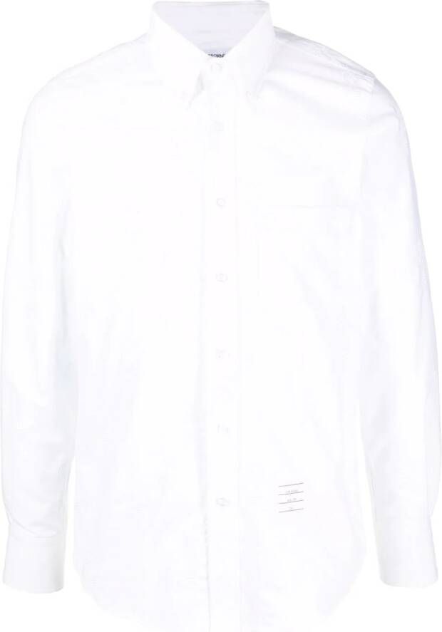 Thom Browne Overhemd met patroon Wit
