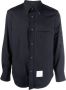 Thom Browne Overhemd met studs Blauw - Thumbnail 1
