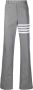 Thom Browne Pantalon met vier strepen Grijs - Thumbnail 1
