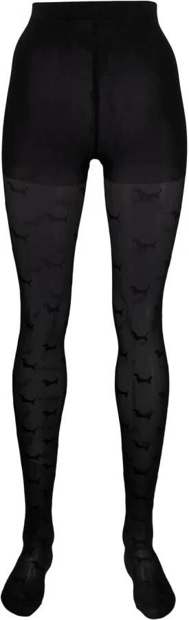 Thom Browne Panty met patroon Zwart