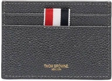 Thom Browne Pasjeshouder met logo Grijs
