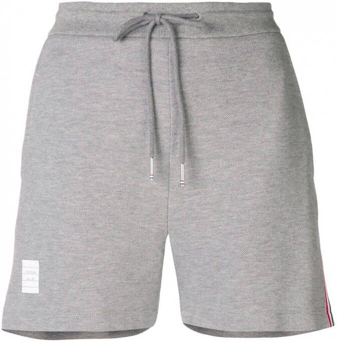 Thom Browne Piqué shorts Grijs