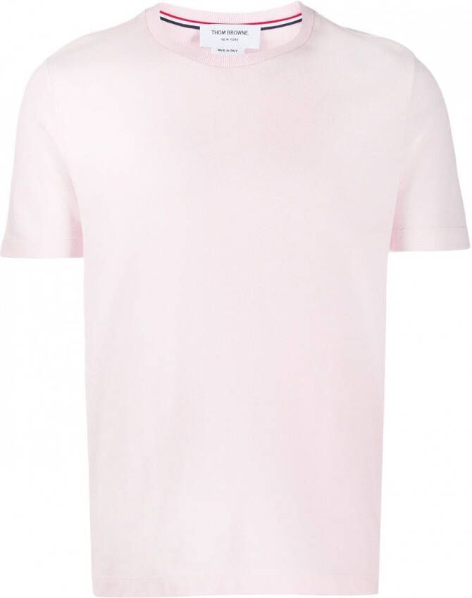 Thom Browne Piqué T-shirt Roze