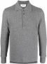 Thom Browne Poloshirt met lange mouwen Grijs - Thumbnail 1