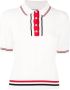 Thom Browne Polotop met RWB-streep Wit - Thumbnail 1