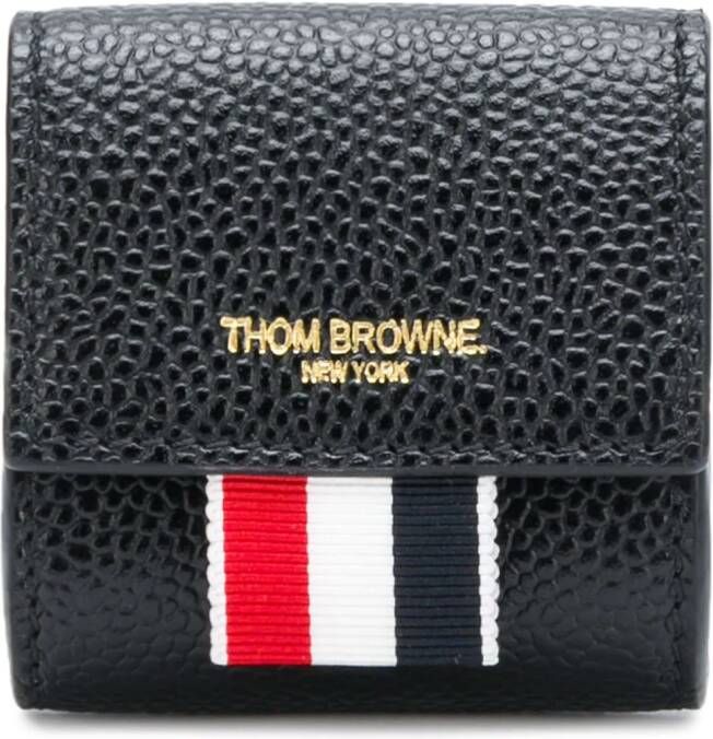 Thom Browne Portemonnee met logostempel Zwart