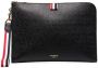 Thom Browne Portfolio tas met RWB band Zwart - Thumbnail 1