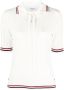 Thom Browne Poloshirt Wit - Thumbnail 1