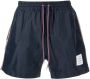 Thom Browne RWB-stripe swim shorts Blauw - Thumbnail 1