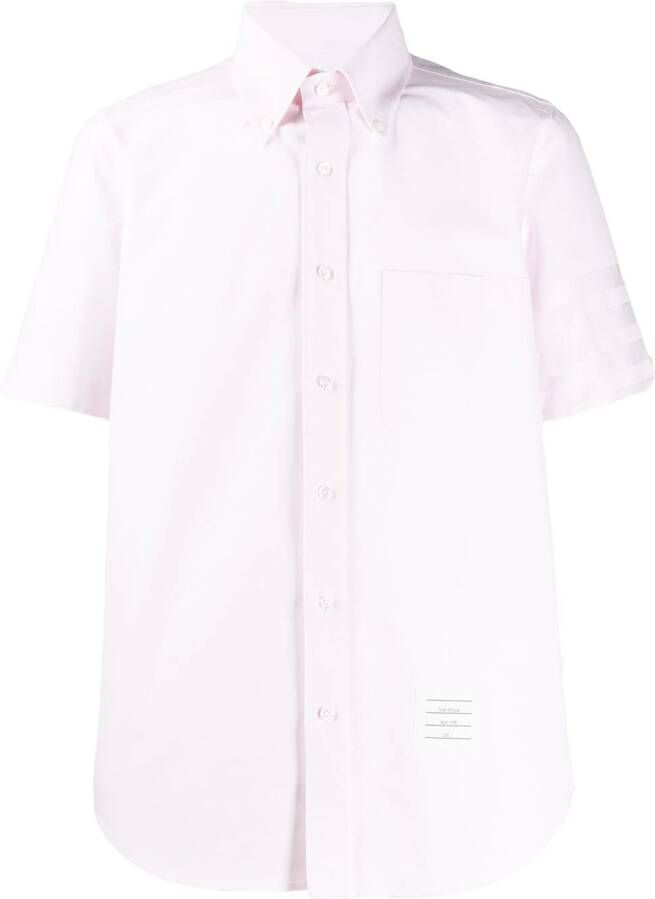 Thom Browne Satijnen overhemd Roze