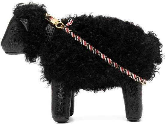 Thom Browne Sheep schoudertas Zwart