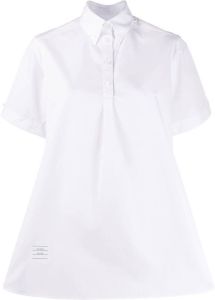Thom Browne Shirt met korte mouwen 100 WHITE