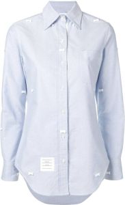 Thom Browne Shirt met strik detail Blauw