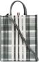 Thom Browne Shopper met 4 strepen Grijs - Thumbnail 1