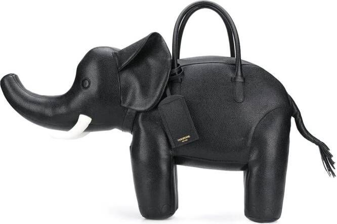 Thom Browne Elephant tas met textuur Zwart
