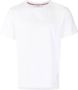 Thom Browne Side Slit Relaxed Fit Short Sleeve Jersey Tee Wit - Thumbnail 1