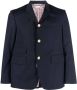 Thom Browne Blazer met enkele rij knopen Blauw - Thumbnail 1