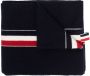 Thom Browne Sjaal met RWB-streep Blauw - Thumbnail 1