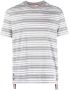 Thom Browne Gestreept T-shirt Grijs - Thumbnail 1