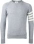 Thom Browne striped sleeve jumper Grijs - Thumbnail 1