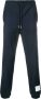 Thom Browne Wollen trainingsbroek met trekkoordtaille Blauw - Thumbnail 1